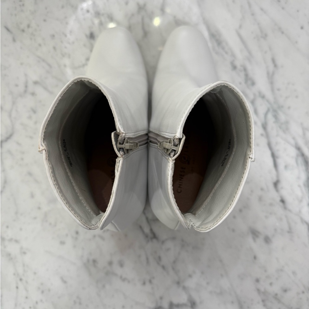 ❤️SOLD❤️ NEW CHINESE LAUNDRY WOMEN'S DAVINNA REBEL BOOTIE BONE WHITE US SIZE 5.5 - Picture 7 of 8
